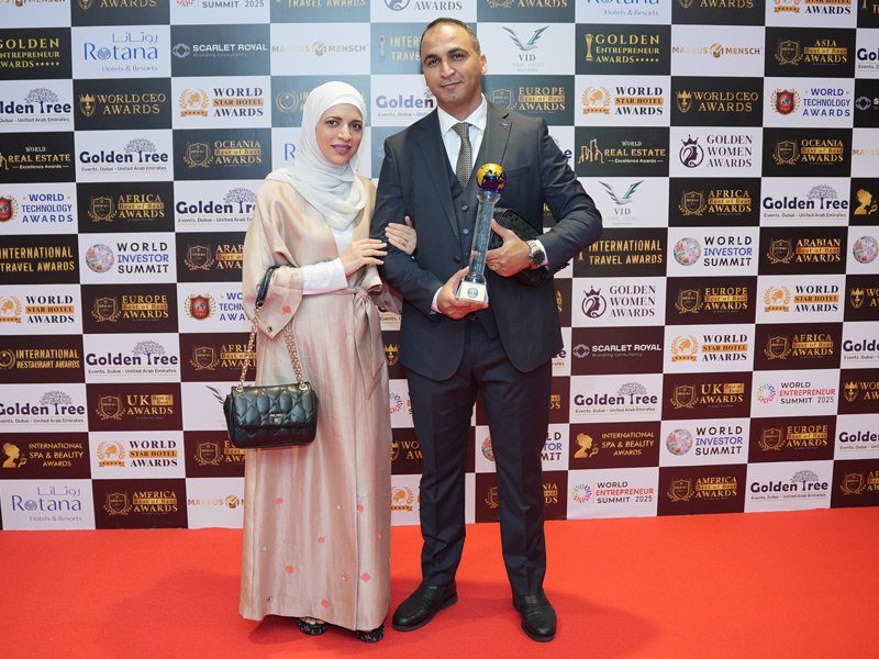 The Golden Entrepreneur Awards gala evening in Dubai