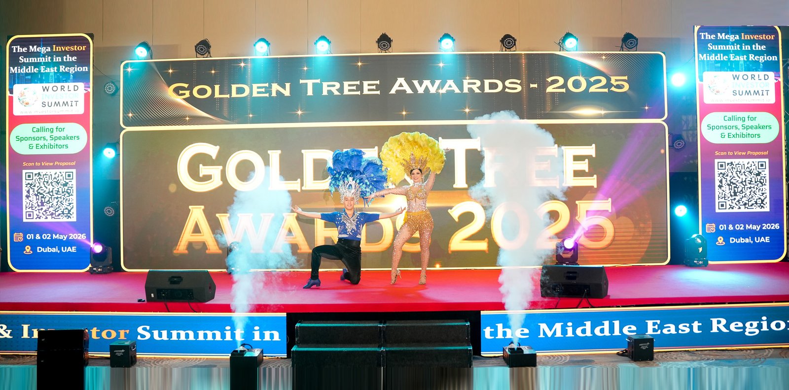 Golden Entrepreneur Awards gala moment
