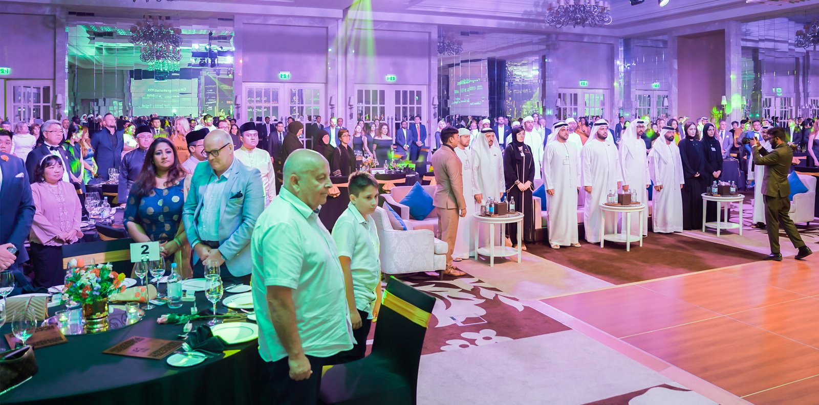 Awards ceremony audience
