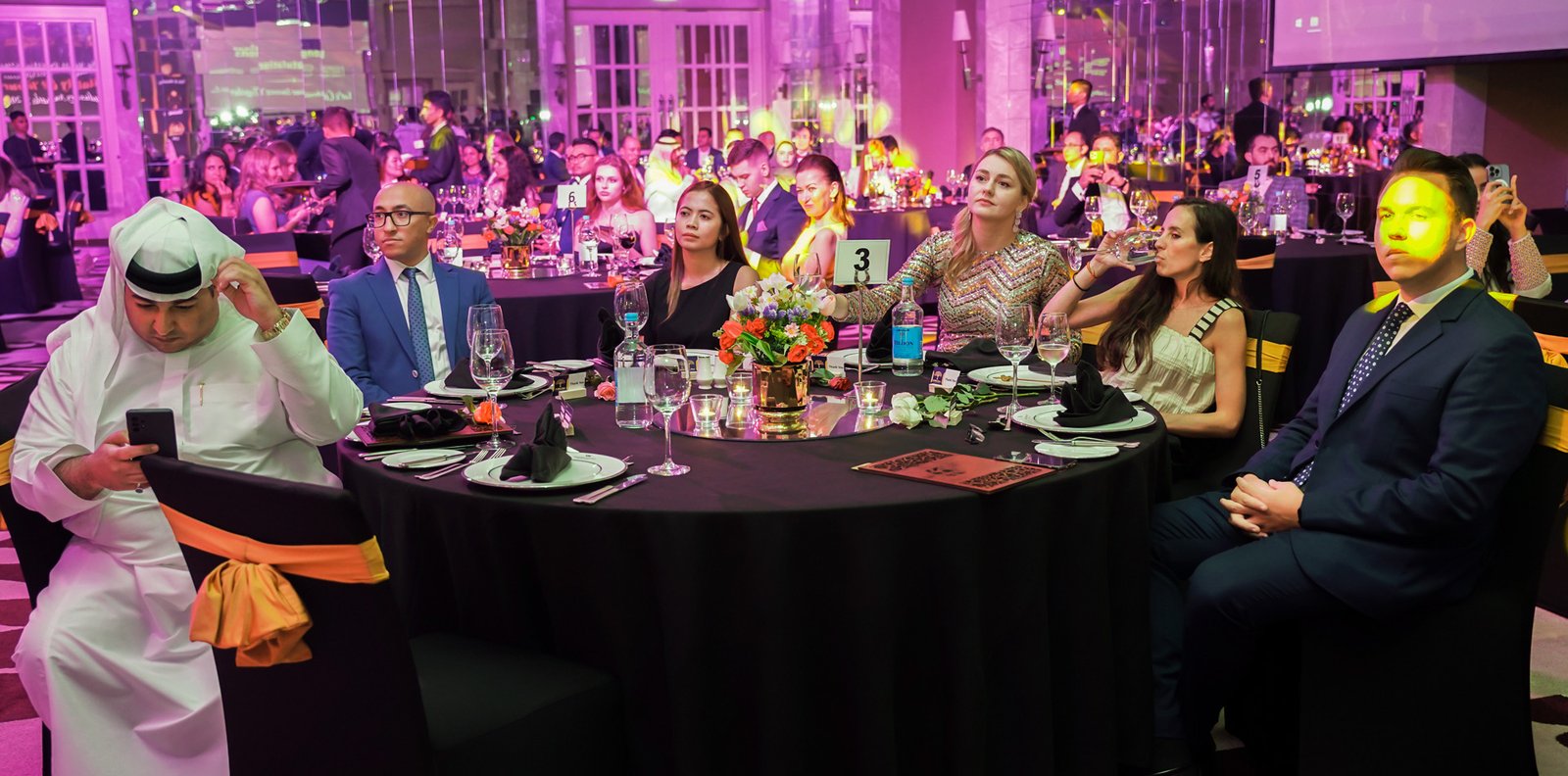 Business leaders at the gala